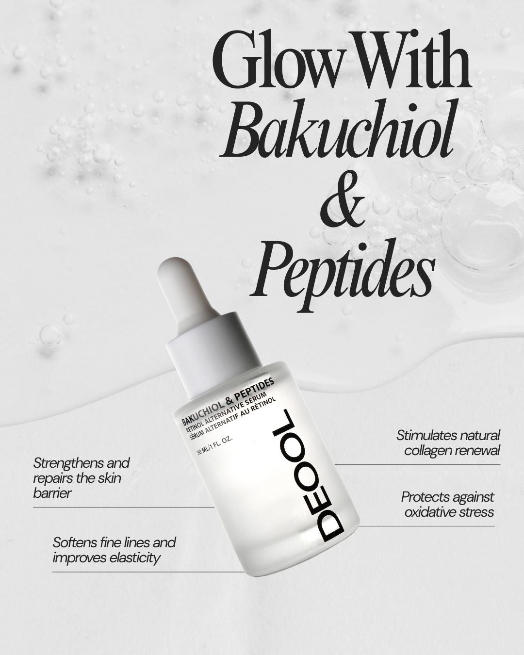 Bakuchiol & Peptides Serum