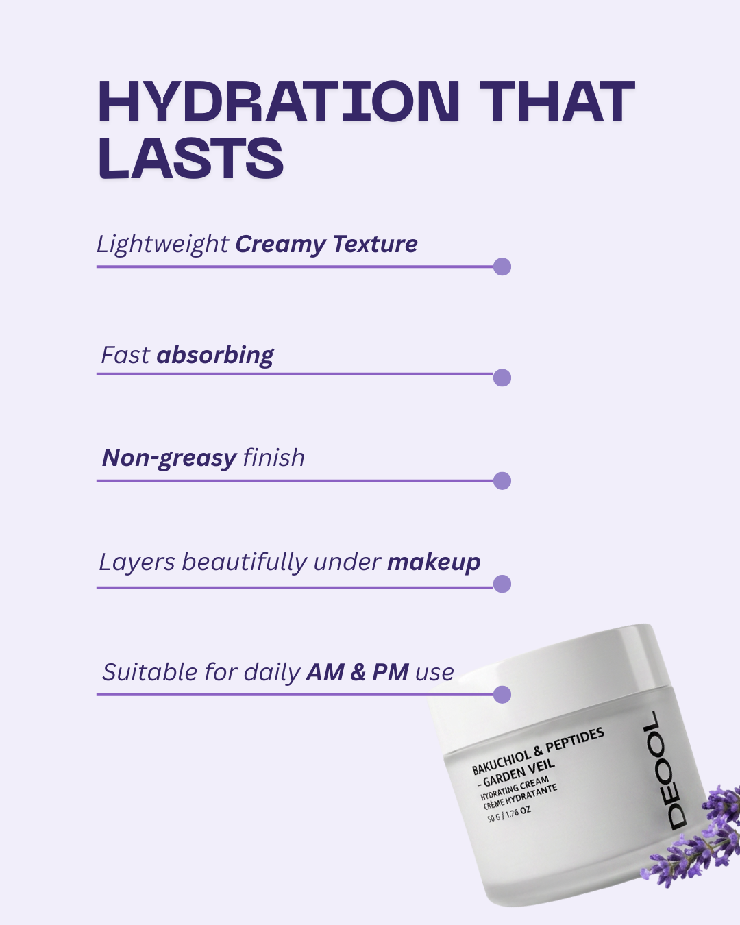 Bakuchiol & Peptides Hydrating Cream
