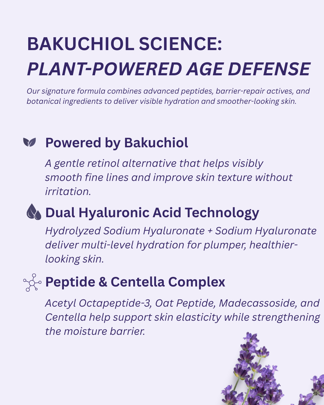 Bakuchiol & Peptides Hydrating Cream